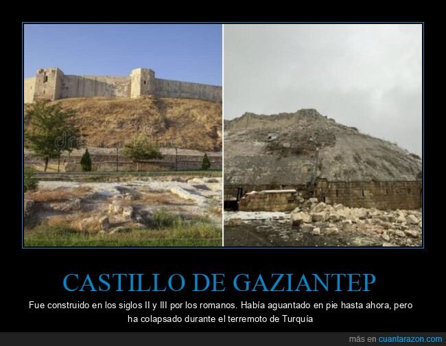 castillo de gaziantep,romanos,terremoto,turquía