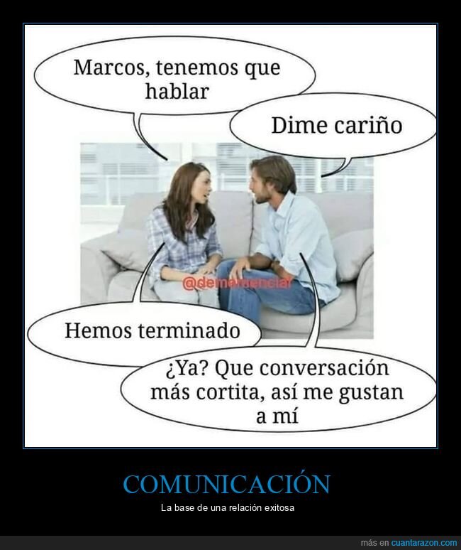 hablar,pareja,terminar