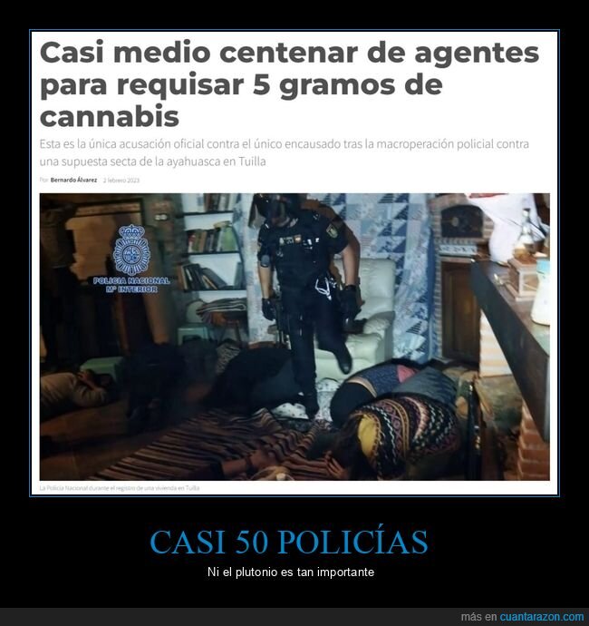 policía,medio centenar,requisar