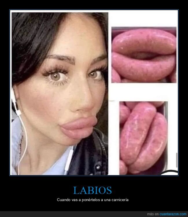 labios,salchichas,wtf