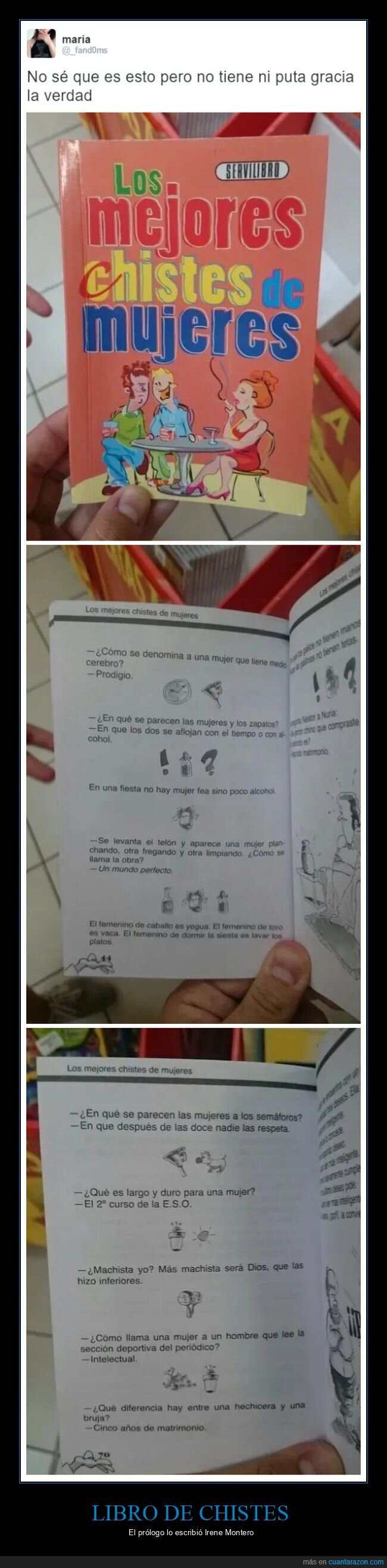 chistes,libro,mujeres,wtf