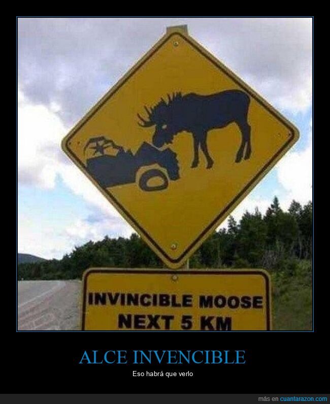 alce,invencible,señal