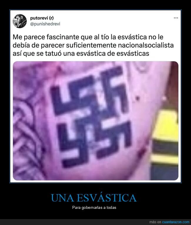 esvásticas,tatuaje,wtf