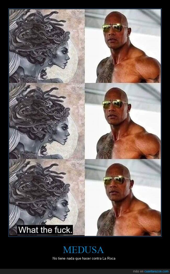 medusa,the rock