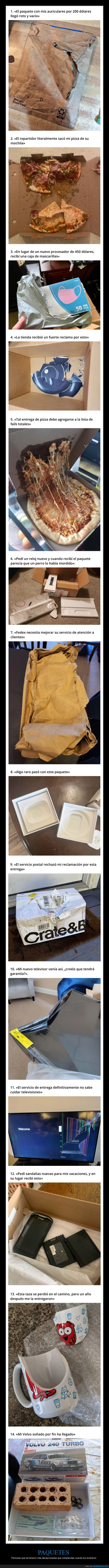 paquetes,fails,decepciones