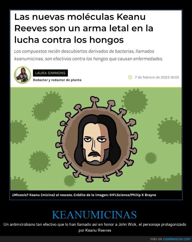 keanumicinas,antimicrobiano,keanu reeves