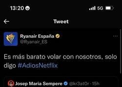 Enlace a Ryanair aprovecha para subirse al carro