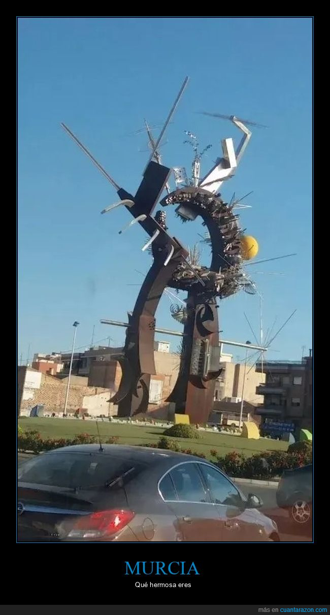 escultura,murcia,rotonda,wtf