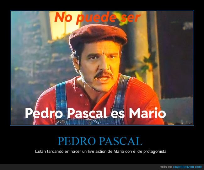 pedro pascal,mario