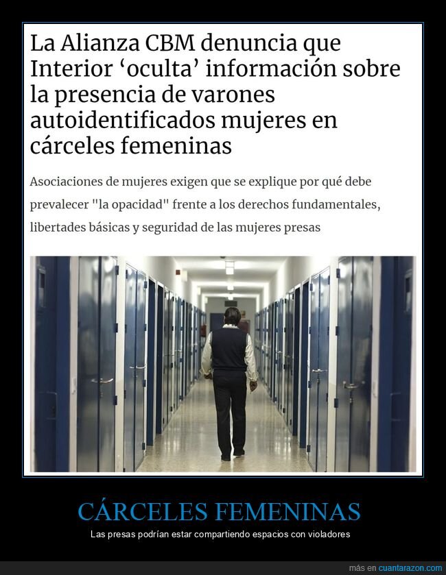 cárceles femeninas,hombres,autoidentificarse
