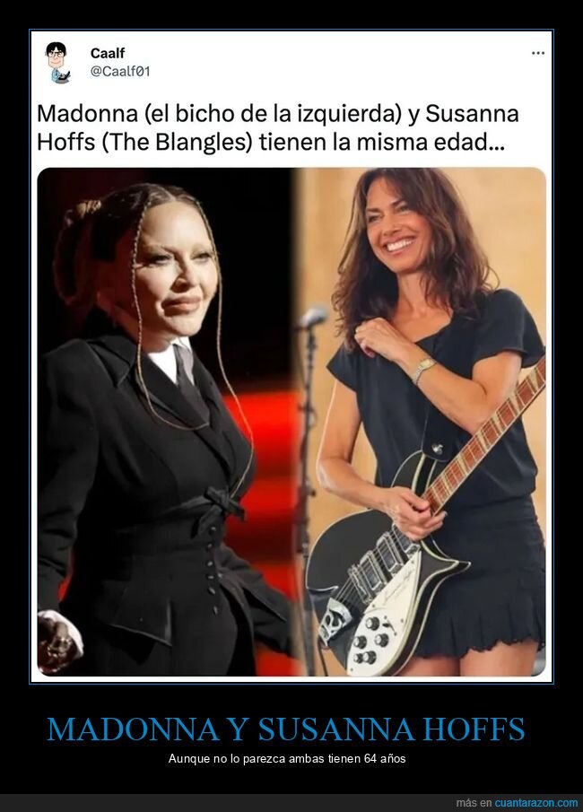 64 años,edad,madonna,susanna hoffs