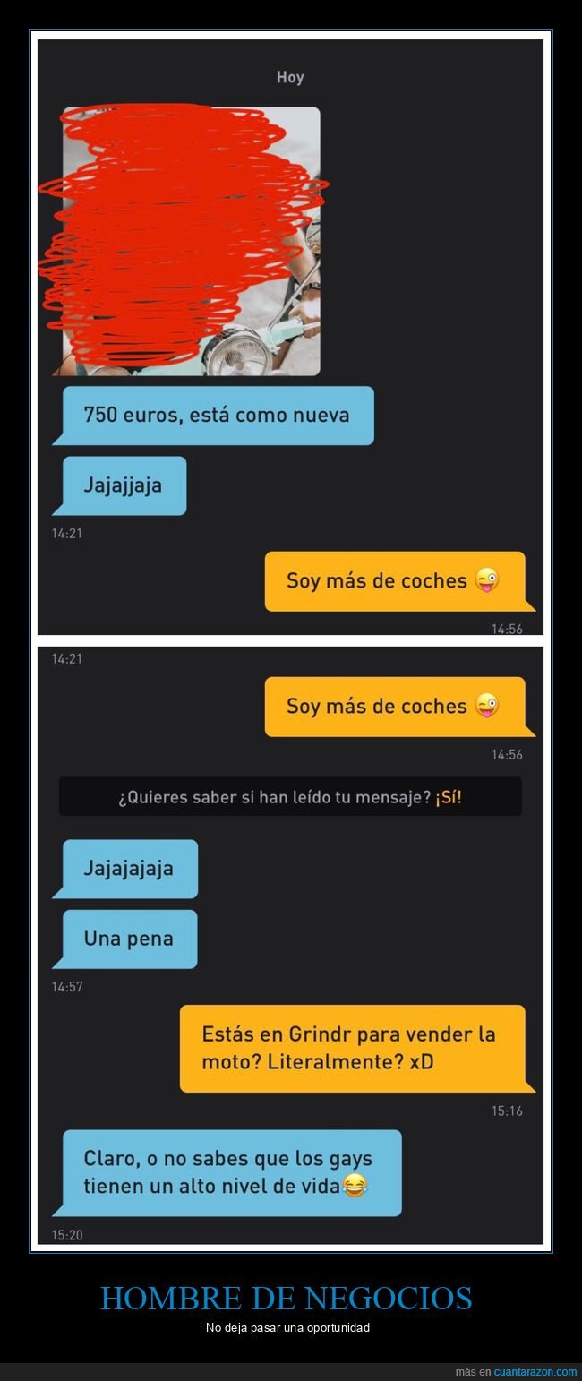 vendiendo,moto,grindr