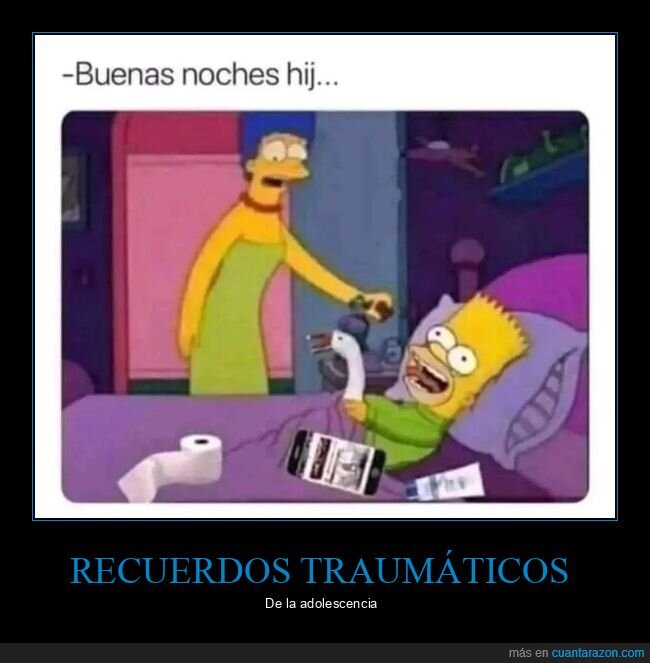 hijo,madre,pillada,simpsons