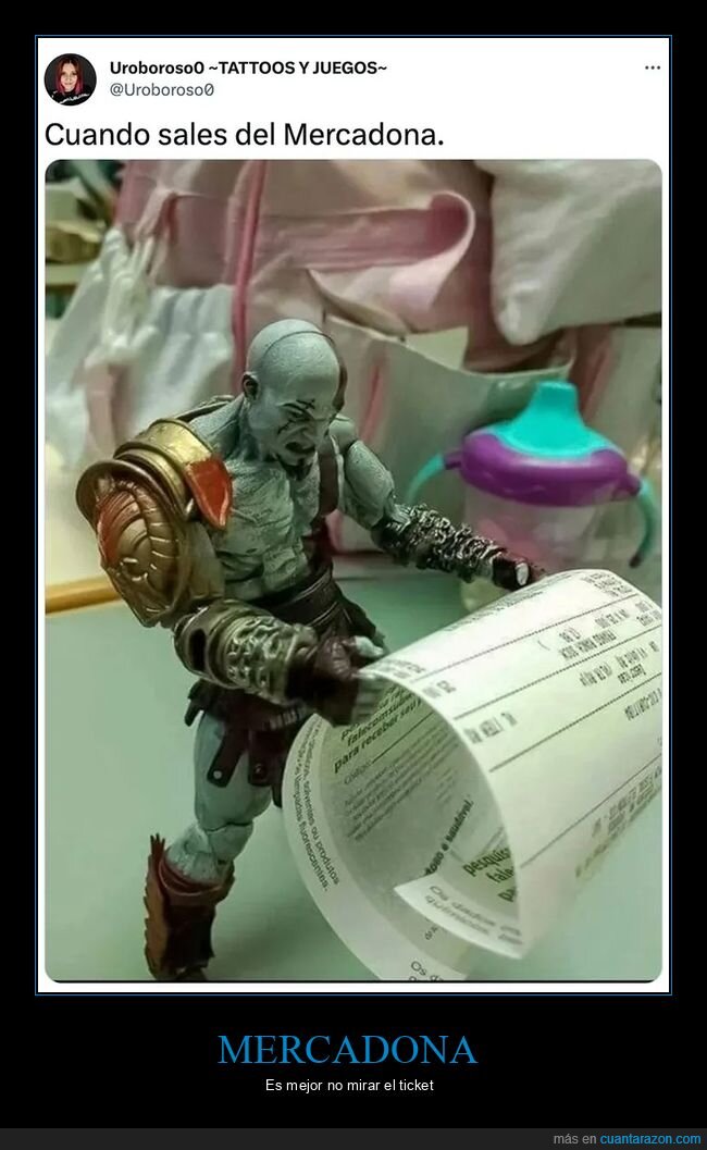 kratos,mercadona,ticket