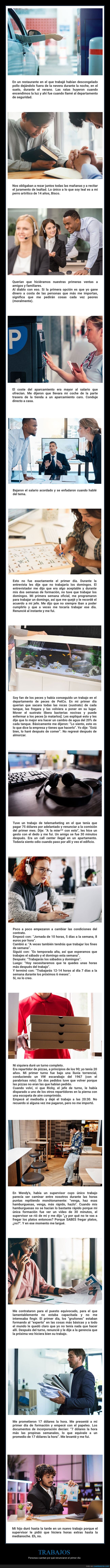 trabajos,renunciar,primer día