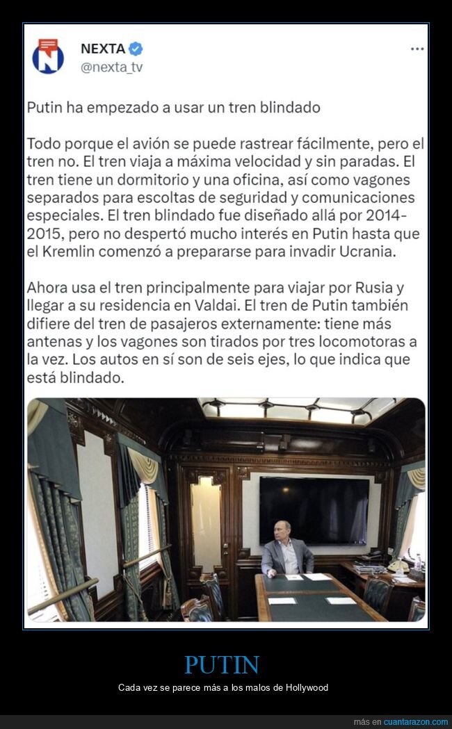 putin,tren blindado,políticos
