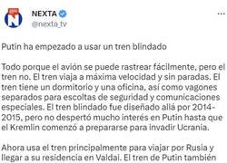 Enlace a El tren blindado de Putin