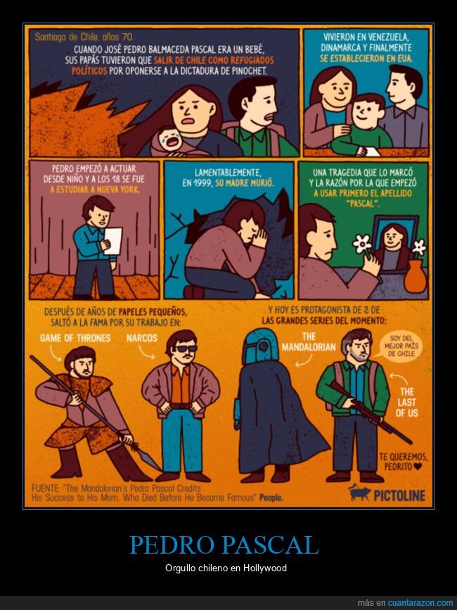 pedro pascal,chile