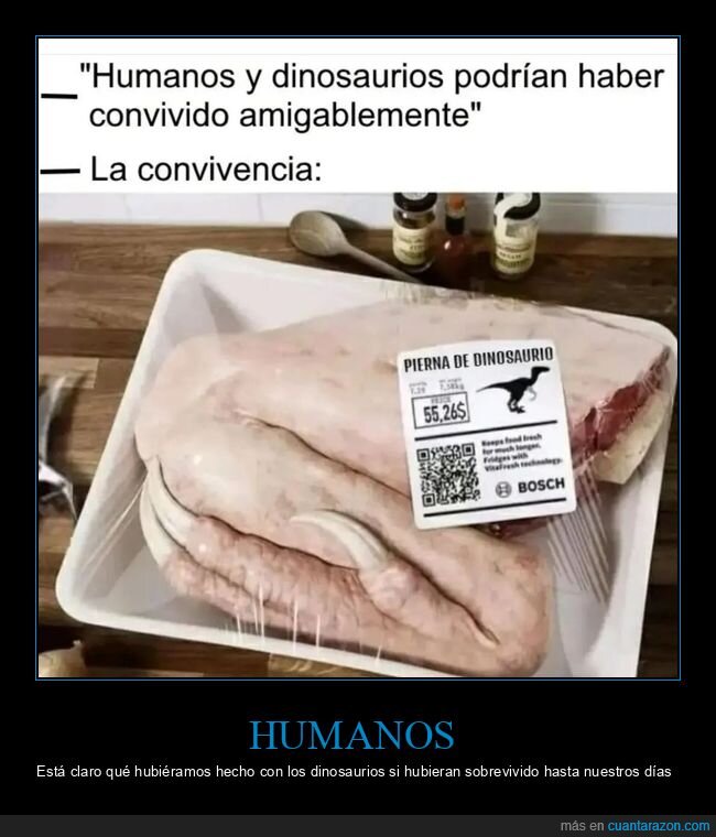 humanos,dinosaurios