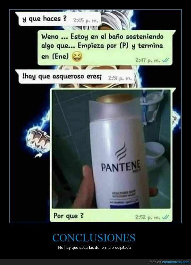 aseo,sosteniendo,pantene