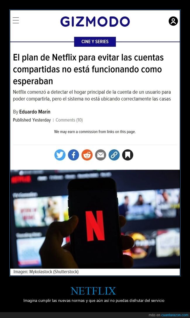 netflix,cuentas compartidas