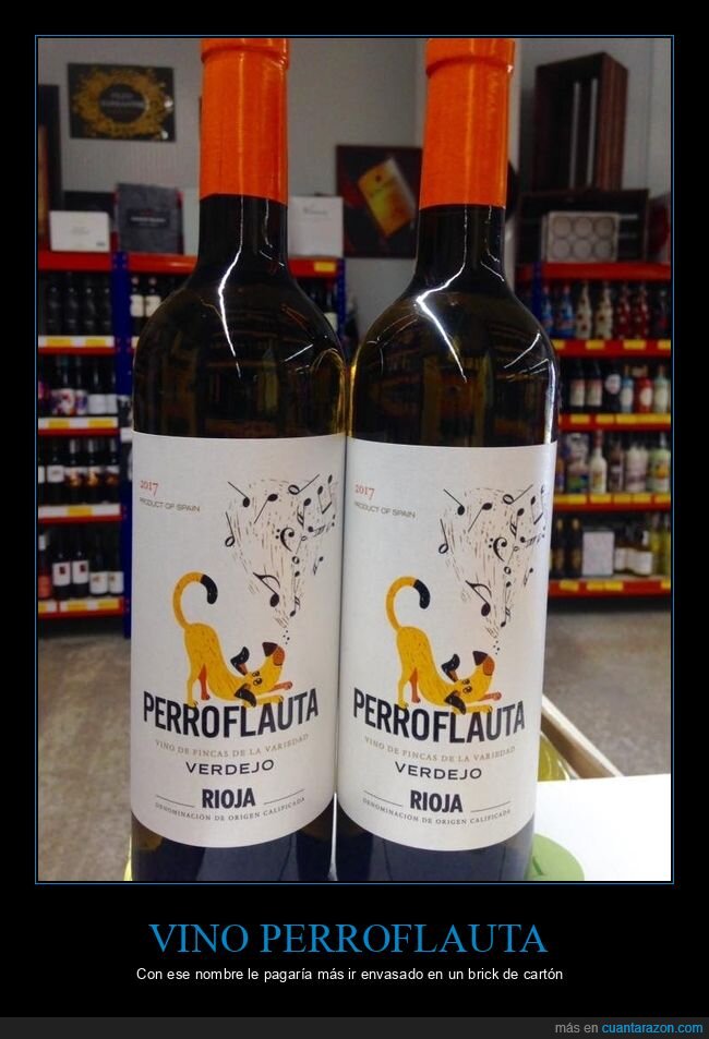 vino,perroflauta,nombre