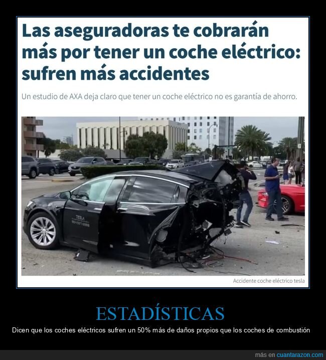 aseguradoras,cobrar,coches eléctricos,accidentes