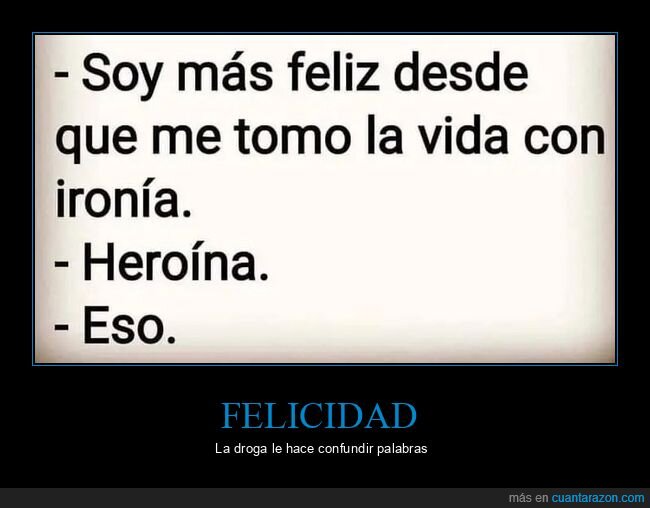 feliz,ironía