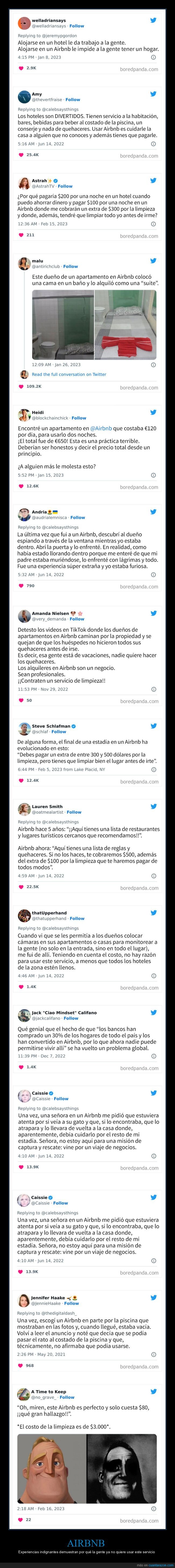 airbnb,experiencias indignantes