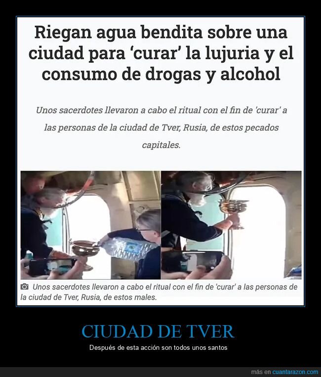 agua bendita,avioneta,ciudad,regar,rusos