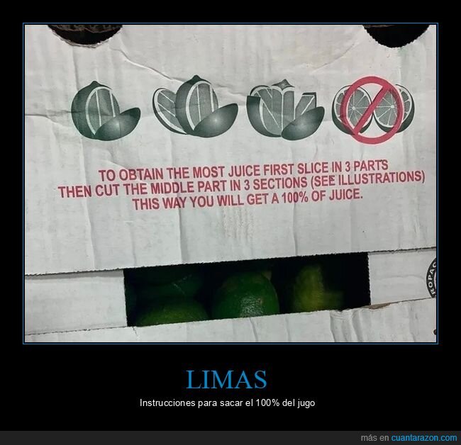 lima,instrucciones,cortar,jugo