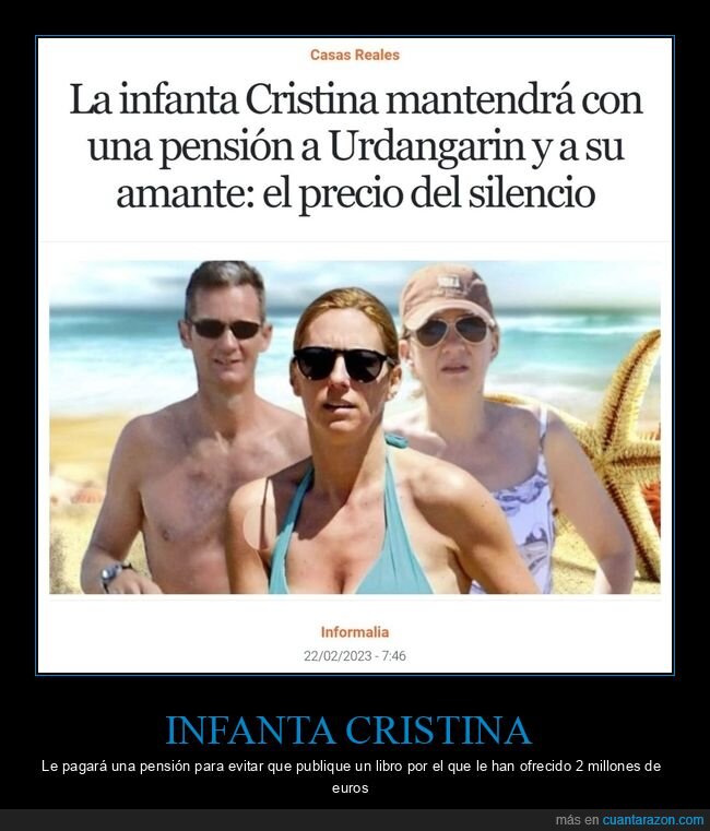 infanta cristina,urdangarin,pensión