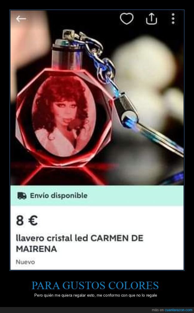 llavero,regalo,carmen de mairena