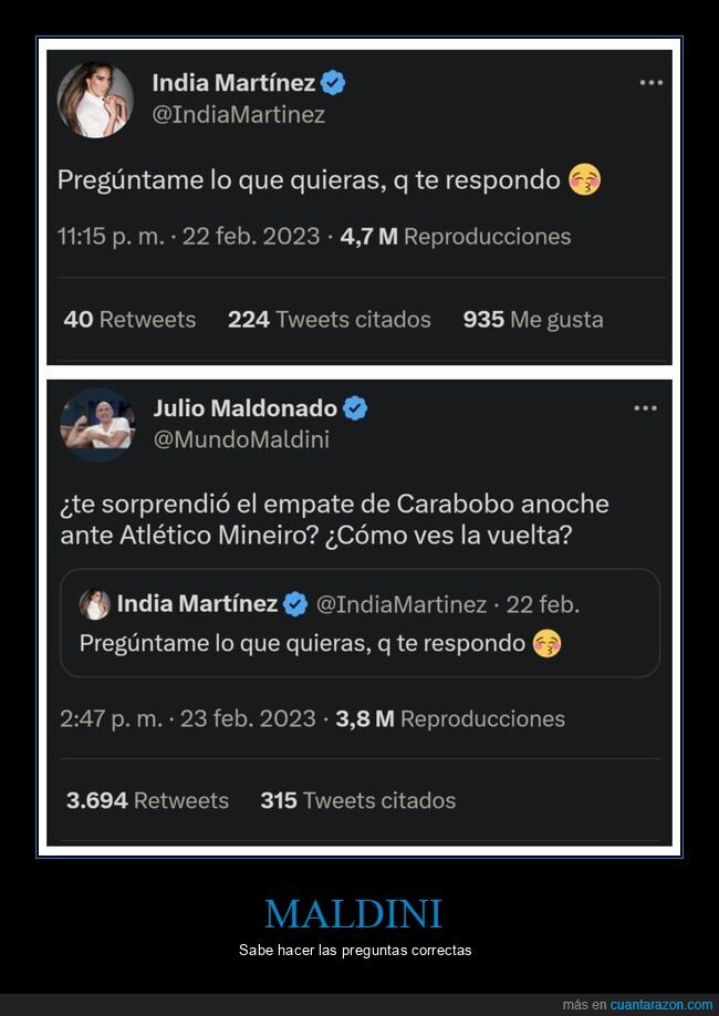 india martínez,preguntar,maldini,fútbol