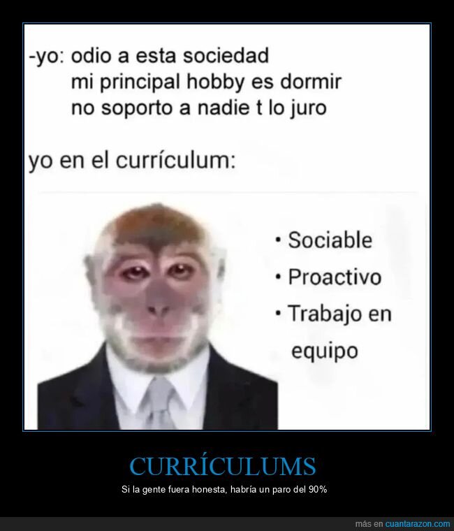 currículum,realidad