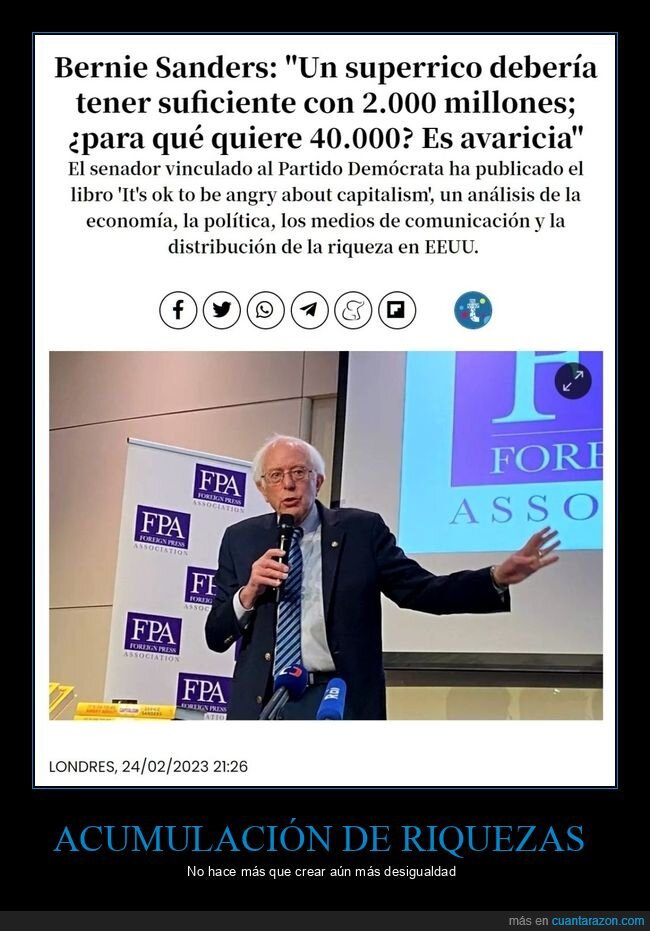 bernie sanders,superricos,dinero