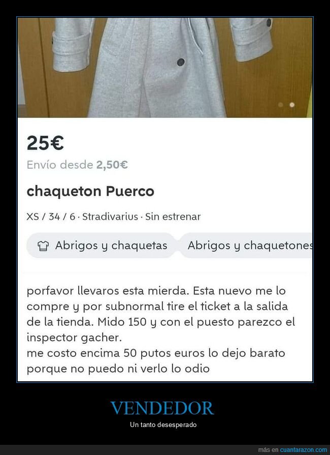 anuncios,chaquetón,wallapop