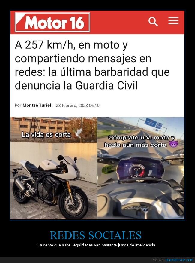moto,velocidad,redes sociales,guardia civil