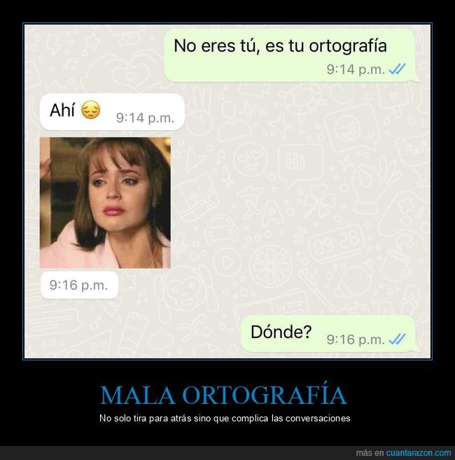 ortografía,whatsapp