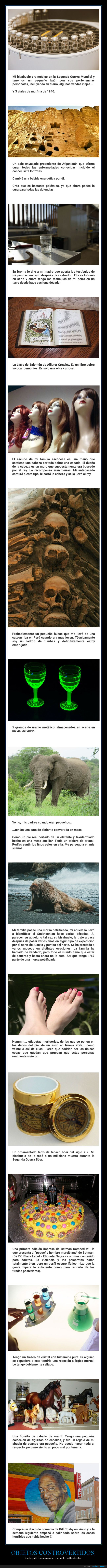 objetos controvertidos
