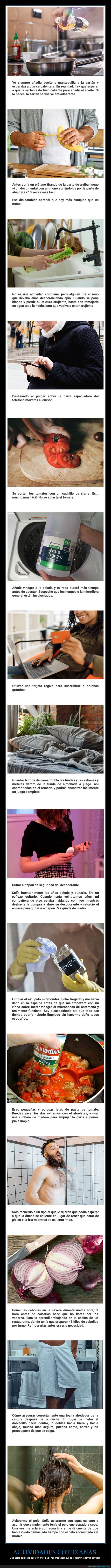 actividades cotidianas,mal,forma correcta