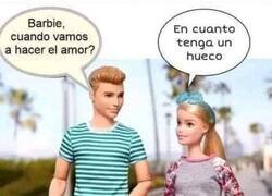 Enlace a Ken con ganas