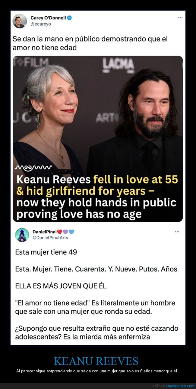 edad,keanu reeves,pareja