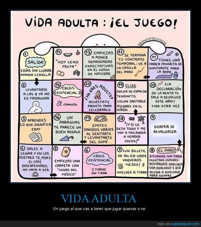 vida adulta,juego