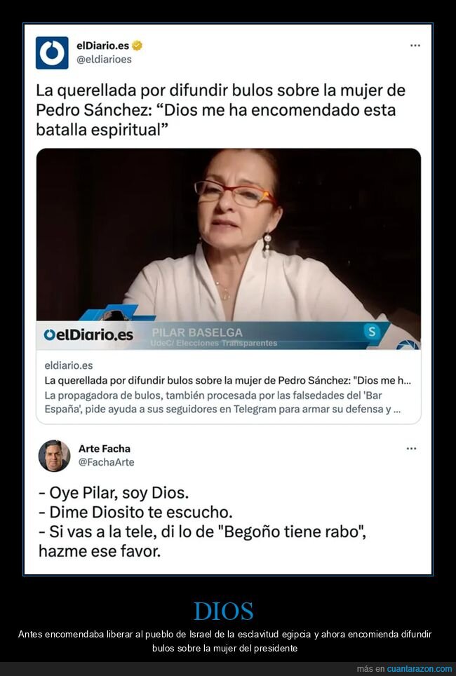 batalla espiritual,begoña gómez,dios