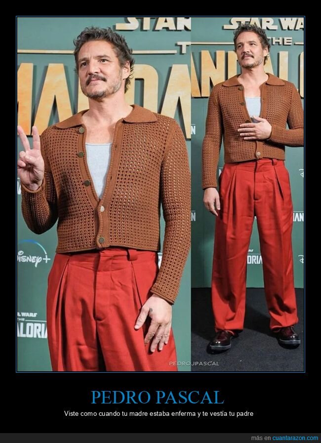 pedro pascal,vestir