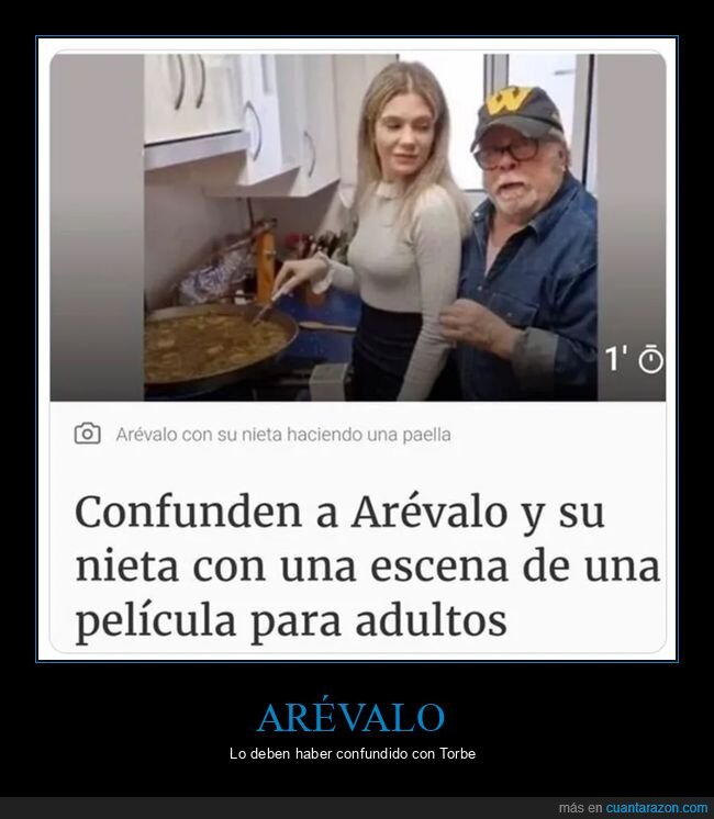 arévalo,confundir,nieta