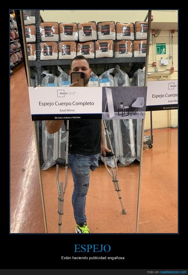 cartel,cuerpo completo,espejo