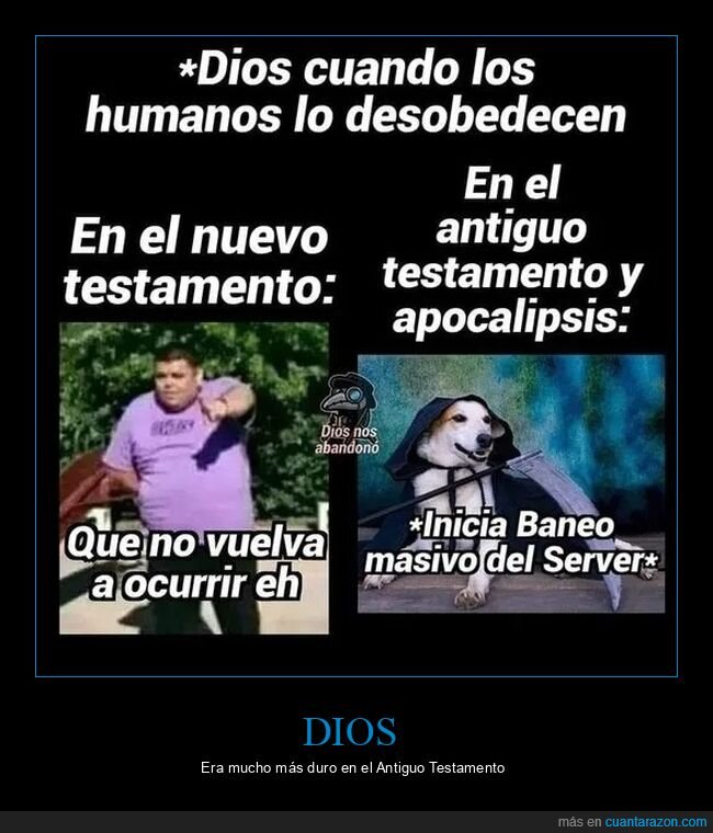 antiguo testamento,apocalipsis,baneo,desobedecer,dios,humanos,nuevo testamento