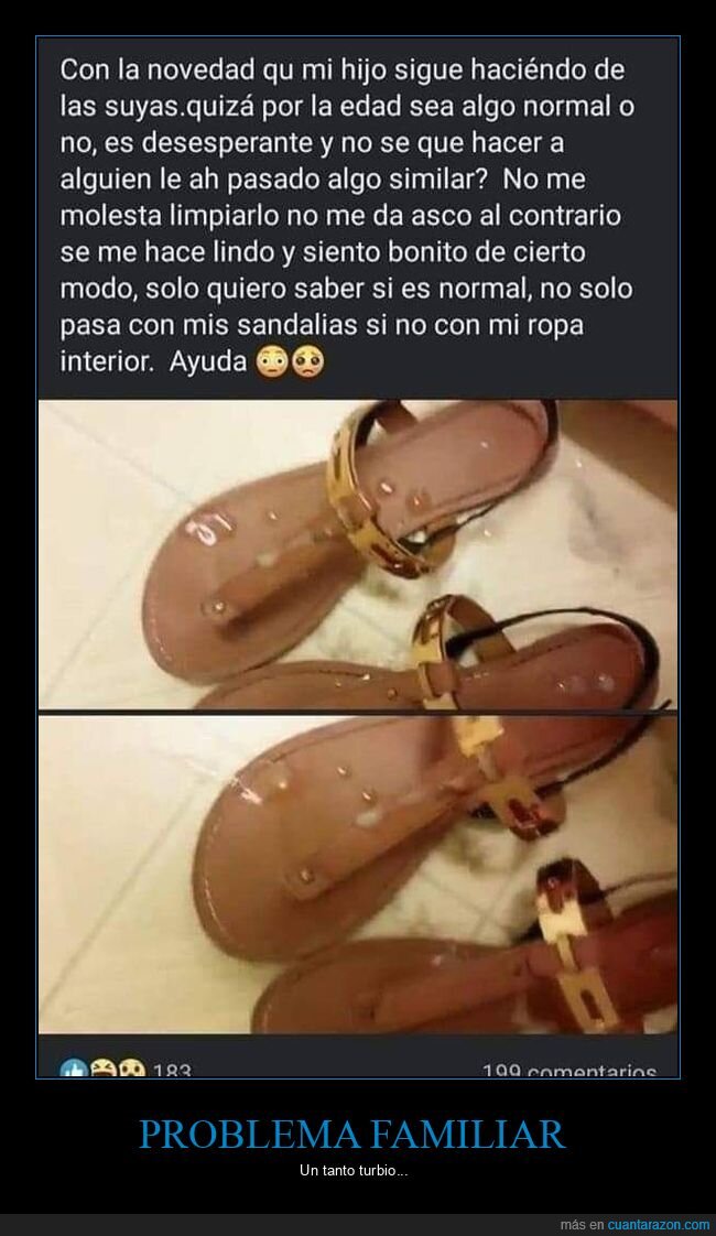 sandalias,hijo,madre,wtf